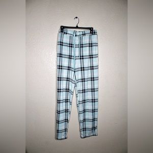 Blue Plaid Soft Pajama Pants